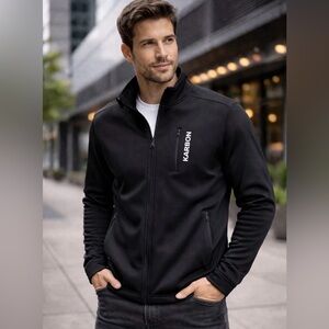 🔥 KARBON Full Zip Performance Jacket Black Size Large (L/G) 🔥